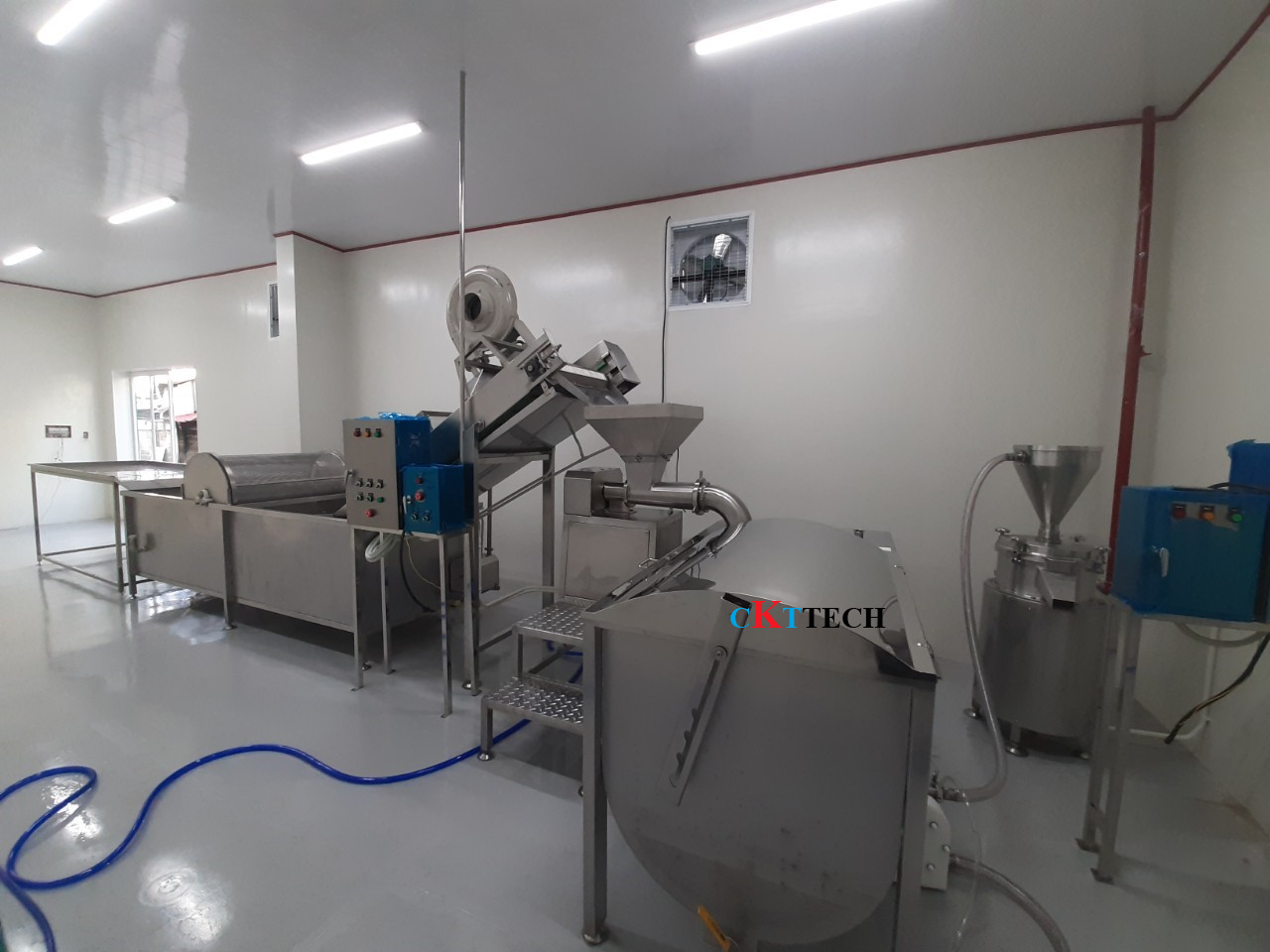 Hệ thống rửa vận chuyển nguyên liệu
