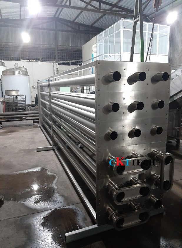 Thiết bị trao đổi nhiệt ống lồng, ống chùm