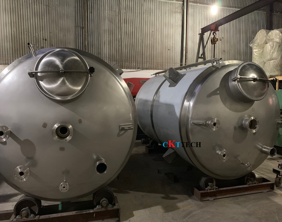 Bồn nấu thực phẩm 3 lớp , áp suất cao, gia nhiệt hơi
