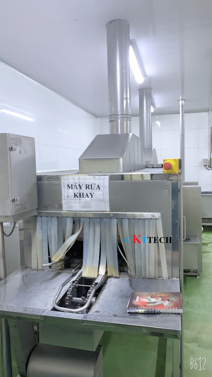 Hệ thống máy rửa khay 