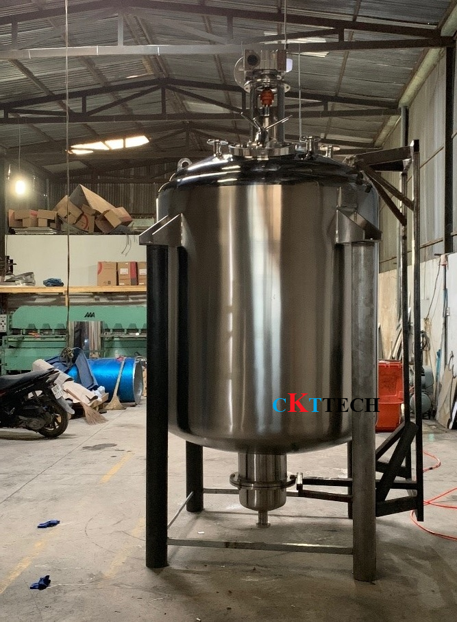 Bồn nấu thực phẩm 3 lớp , áp suất cao, gia nhiệt hơi