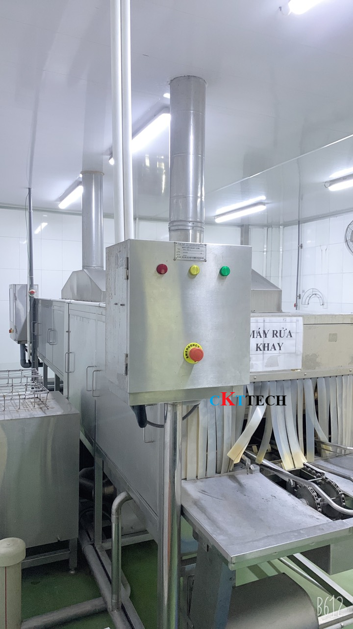 Hệ thống máy rửa khay 